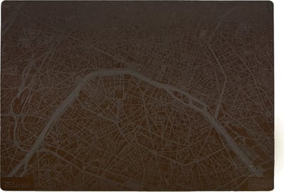 Place Maps Placemat Stadskaart Venetië - Kunstleer - Leigrijs - 1 Stuk
