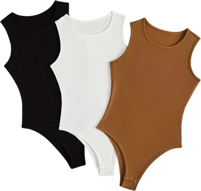 Livano Bodysuit Dames - Jumpsuit - Corrigerend Ondergoed - Body plunge - Lingerie - Setje Vrouwen - 3 Pcs - Gemengd - Maat S