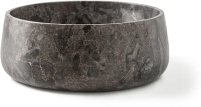 Natuursteen waskom rond grijs 40x40x15 cm – Calvera opbouw