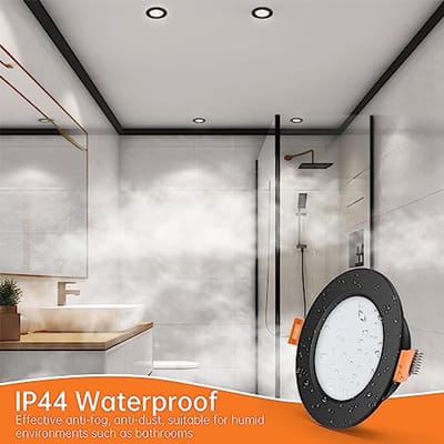 Dimbare Led-inbouwspot - 5W - Neutraal Wit - 450 Lumen - IP44 - Geschikt voor Badkamers - 10 Stuks