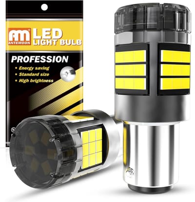 Canbus LED Lampen P21/5W BAY15D Dubbeldraad 12V/24V Foutvrij Wit 2 Stuks
