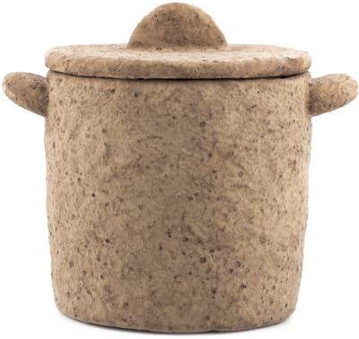 HomeBound by KY | Aardewerk jar Tierra beige S | jar | opberg bakje | decoratief bakje | bakje | decoratie