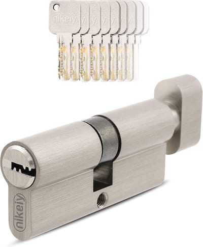 Halve cilinder garagedeurslot set - 40 mm met sleutels