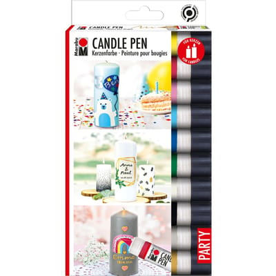 Marabu Kaarsenverf 'Candle Pen', set van 10