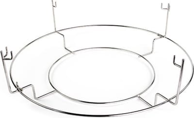 YAKINIKU Multilevel Lift - LARGE - 19 inch - Diameter 47 cm - RVS - Direct & Indirect Grillen - Kamado Accessoire