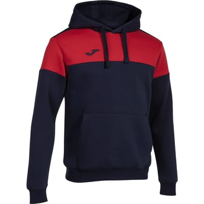 Joma Crew V Hoodie Rood,Blauw 7-8 Years Jongens
