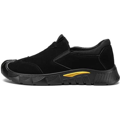 Heren Lente Casual Sneaker Comfortabel Ultralicht Instapschoenen Joggen Atletisch Matleer Luie Schoenen Normale Maat 39-44 44 black