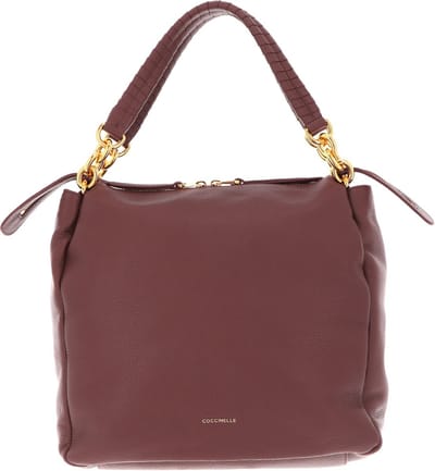 COCCINELLE Leren Handtas Schoudertas Coccinelle Maelody Handbag Carruba Bruine