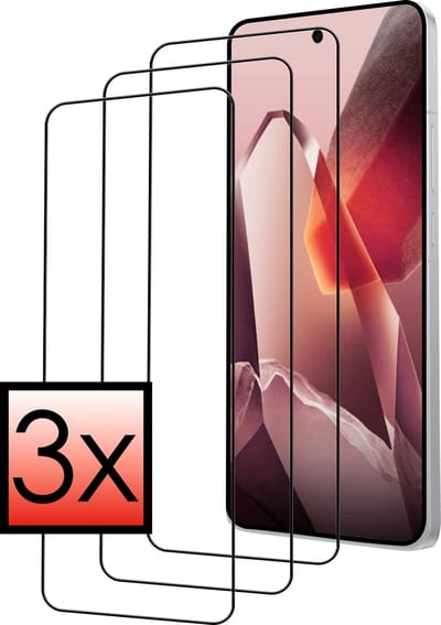Screenprotector - 3 Stuks - Geschikt voor OnePlus 13 - Full Cover - Beschermglas - Gehard Glas - Tempered Glass - Screen Protector