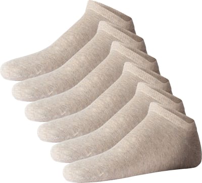 JOOP! Sokken Unisex premium essential organic cotton Sneaker 6p Set van 6