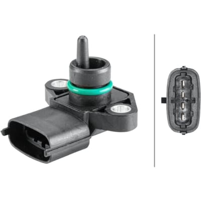 Sensor, inlaatspruitstukdruk HELLA 6PP358 152-211