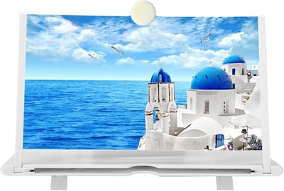 Allecta - Opvouwbare 12 Inch Schermvergroter voor Mobiele Telefoon - HD 3D Films en Games weergave