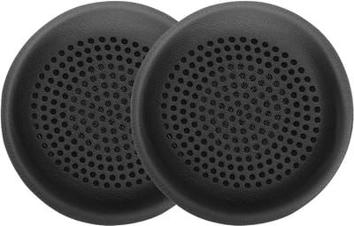 kwmobile 2x oorkussens geschikt voor Logitech Zone Wired - Earpads voor koptelefoon in zwart
