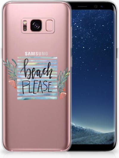 Samsung Galaxy S8 Telefoonhoesje met Naam Boho Beach