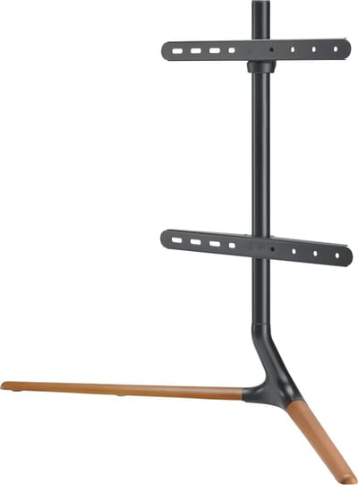 TV standaard Ystad 76,5x97x35 cm zwart en houtkleurig tot 65 inch pro.tec