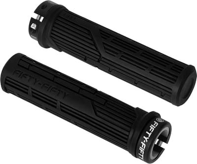 Fietsstuurgrepen - Comfortabele grepen - Mountainbiken - Enkele vergrendeling - 137mm lengte - Zwart