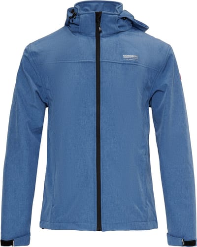 Nordberg Kjeld - Softshell Outdoor Zomerjas Heren - Lichtblauw Melange - Maat M