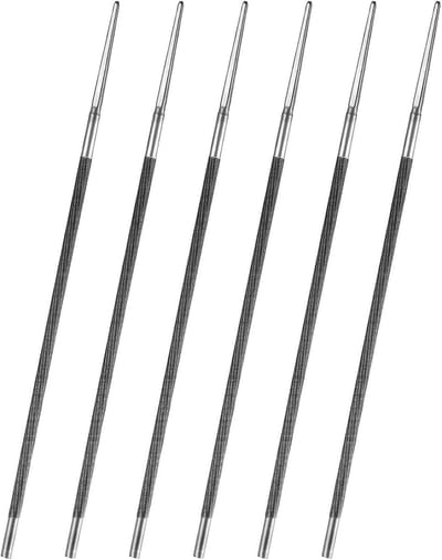 6pcs Ronde Vijl zaagkettingen - 4mm Chainsaw Files voor Handmatig Scherpen van Zaagkettingen