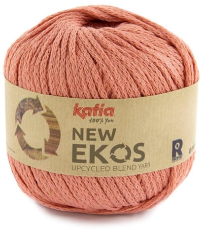 Katia New Ekos - 115 koraalrood - Gerecycled Polyester/Katoen Garen