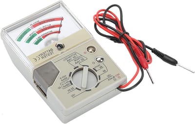 Batterij Tester - Testinstrument Hulpmiddel - Batterijen Controleren - Meerdere Types - 11 x 8 x 4 cm - Zwart