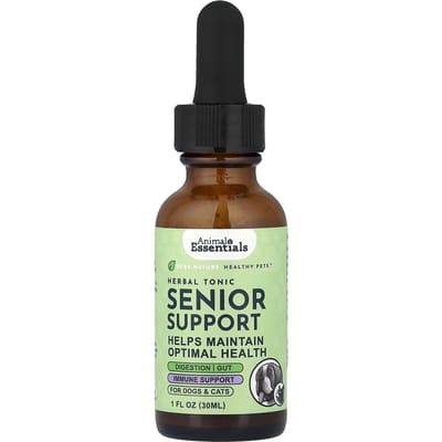 Animal Essentials, Soutien pour seniors, pour chiens et chats, 30 ml (1 fl oz) beige
