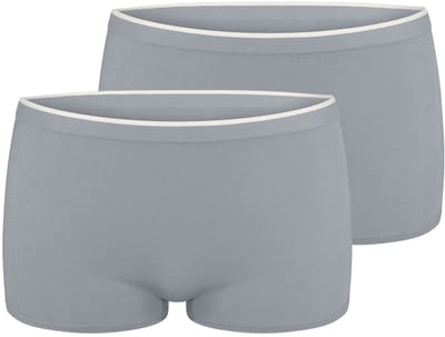 Sloggi Women GO Sense Short (2-pack) - dames boxer - grijs