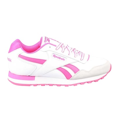 Reebok Kinderen/Kinderen Glide Leather Flat Trainers (Wit/Roze)