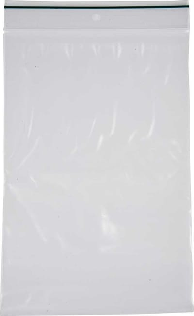 Zip Lock zakjes, afm 12x18 cm, dikte 0,05 mm, 100 stuk/ 1 doos