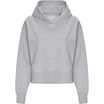 Just Hoods Women's Relaxed Hoodie JH305 - Heather Grey - XS