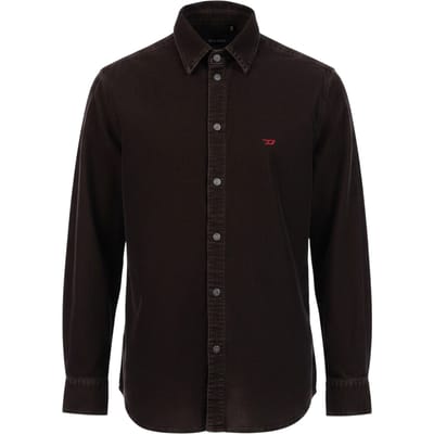 Diesel Overshirt voor heren, effen (Bruin)