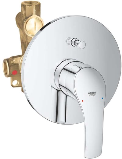 Grohe Eurosmart - Afdekset badkraan met inbouwdeel, chroom 33305002