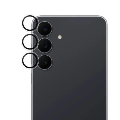 PanzerGlass Screenprotector geschikt voor Samsung Galaxy S25 FE Glazen | PanzerGlass Hoops Camera Lens Protector - Case Friendly