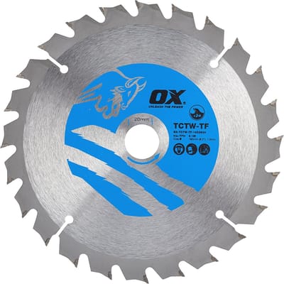 Cirkelzaagblad 165mm met Dunne Zaagsnede en 24 Tanden ATB