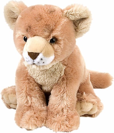 Wild Republic Leeuwen welpje knuffel - beige - 30 cm - pluche