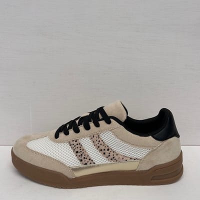 Trendy sneakers met retrozool beige Beige / 38