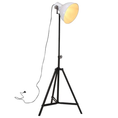 vidaXL Vloerlamp 25 W E27 61x61x90/150 cm wit