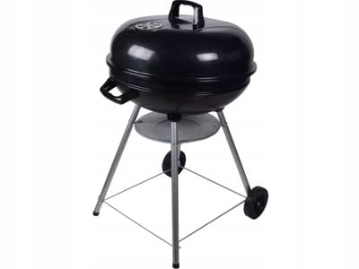 Russel Koolgrill Ø 54 cm - Draagbaar met Wielen & Deksel