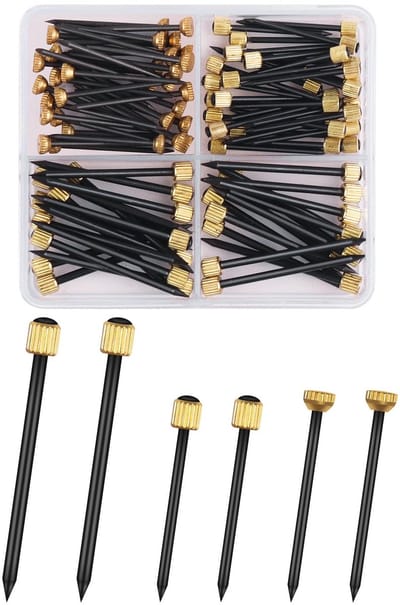 Hangnagels 90 Stuks - 3 Maten - Met Opbergdoos - Ideaal voor Muurdecoratie - ShopVlot