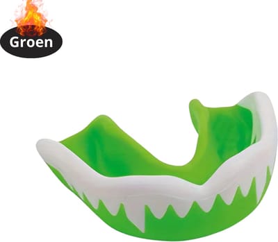 Bovista Mouthguard - Bitje Kickboksen - Vechtsport - Gebitsbeschermer - Boksen - Kinderen & Volwassenen - Groen