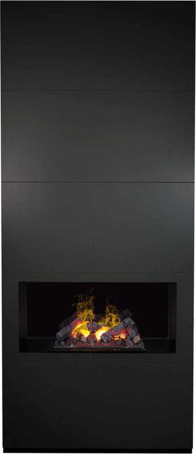 Xaralyn Waterdamphaard - Ambiance ECB - zwart hout - 3,5 KW verwarming - met afstandsbediening - Opti-Myst elektrische sfeerhaard - Cassette 600 - tunnelhaard - room divider