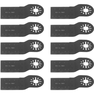 10 Stuks Multitool Zaagblad Precisie Snijden Oscillerend Gereedschap Snelwissel Zaagblad voor Hout