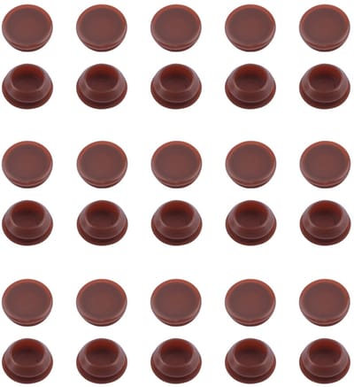 Dailygoods- Drempelschroefdoppen 30 stuks - Pvc Zacht Plastic