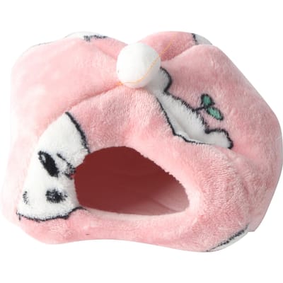 Winter Verdikken Pluche Doek Huisdier Nest Hamsterhuis Egelbed voor Cavia Vliegende Eekhoorn L gray