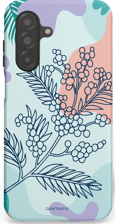 Casetastic Hoesje Geschikt voor Samsung A26 - Stijlvolle Beschermende Duo-layer Case - Aquarel Bladeren