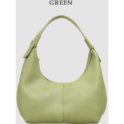 Nieuwe Lychee Patroon PU Leer Dumpling Tas voor Dames Handtas Schoudertas Veelzijdige Mode Dames Tas