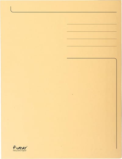 Exacompta 50x FOREVER® bedrukte map met 3 kleppen - 280gm2 - 24,5x35 cm voor folio - Gems - 449002E
