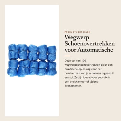 Dailygoods - Wegwerp Schoenovertrekken voor Automatische Schoenmachine