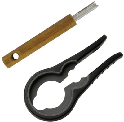 Duo Universele pot- en flessenopener en trekstrip Fackelmann