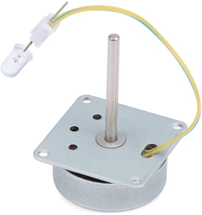 MTTProducts - 3-Phase Micro AC Mini Motor - Educatieve Generator - Compact Ontwerp - Mini Generator Voor Experimentele Modellen - Geschikt Voor 120 Jaar