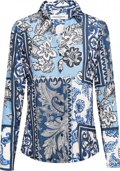 VAYEN PAISLEY PATCHW BI-Indigo multi - M
